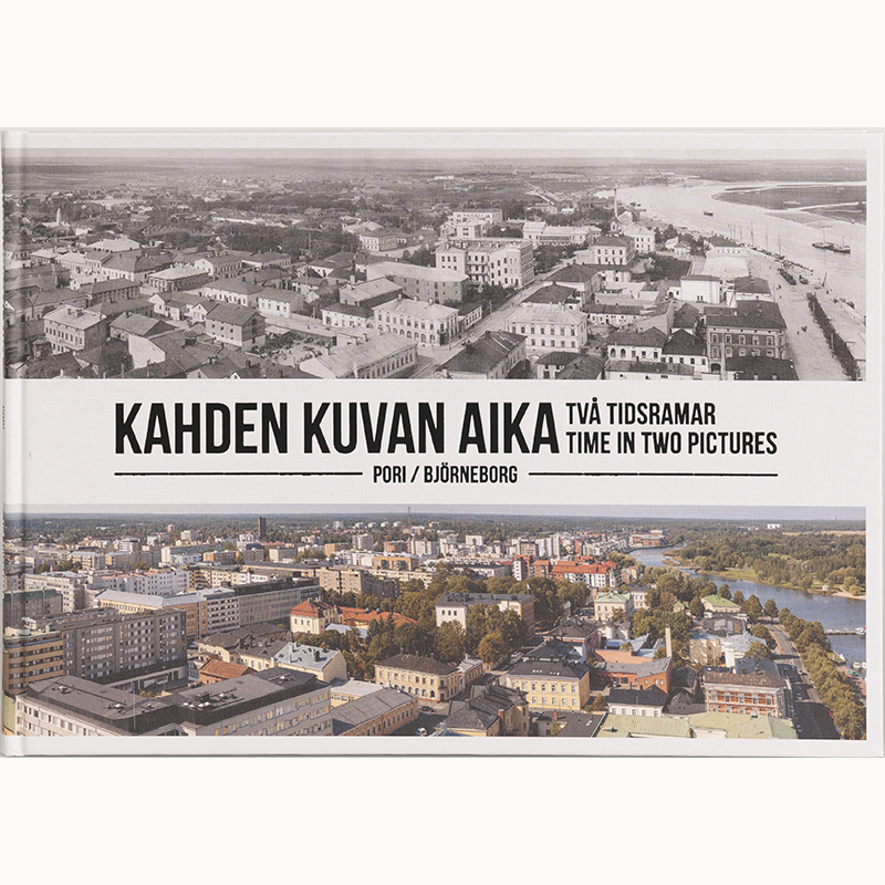 Kahden kuvan aika -kirja. Museokauppa.