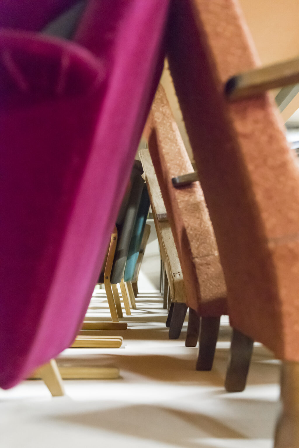 Museon esineitä: tuoleja. Kuva Jenni Rantalainen.