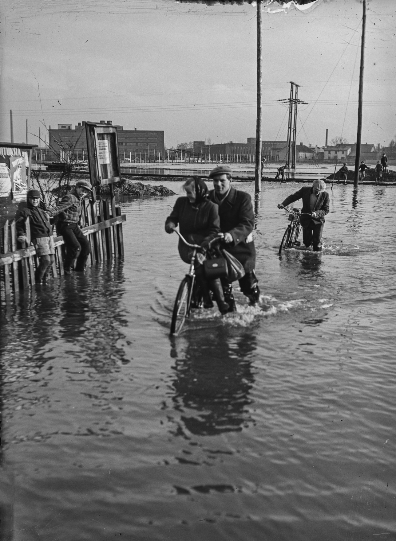 Tulva Porissa 1951_satakunnan kansan kuvien digitointiprojekti