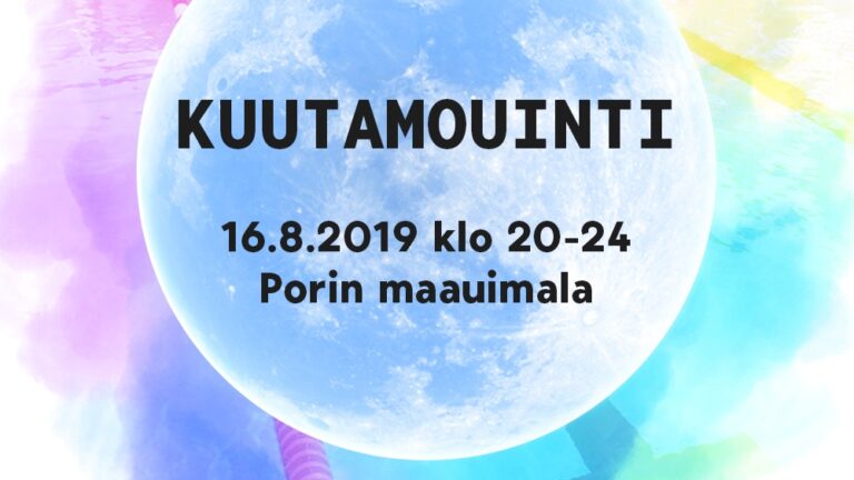 Kuutamouinti maauimalassa