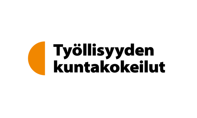 Valkoisella pohjalla Työllisyyden kuntakokeilut -logo
