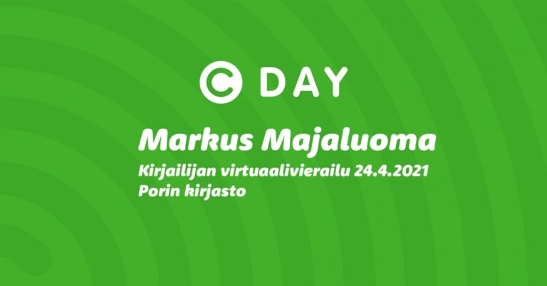 Markus Majaluoman virtuaalivierailu 24.4.2021