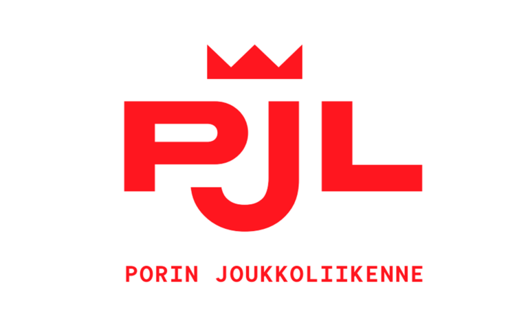 PJL logo punainen kaksirivinen