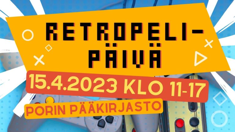 Retropelipäivän mainos