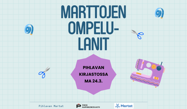 Mainos Marttojen ompelulaneista