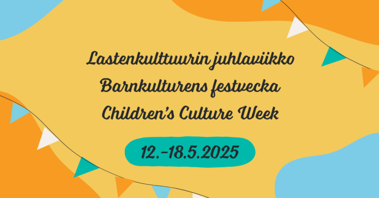 Lastenkulttuurin juhlaviikon mainos 2025