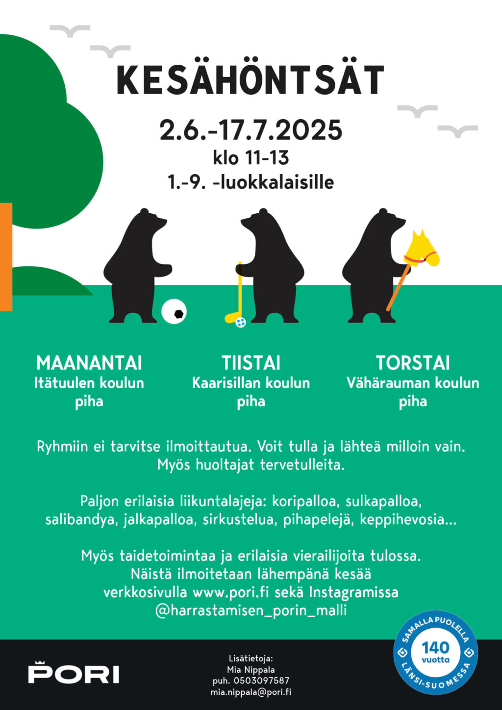 Kesähöntsien juliste