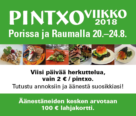Pintxoviikko Porissa 2018