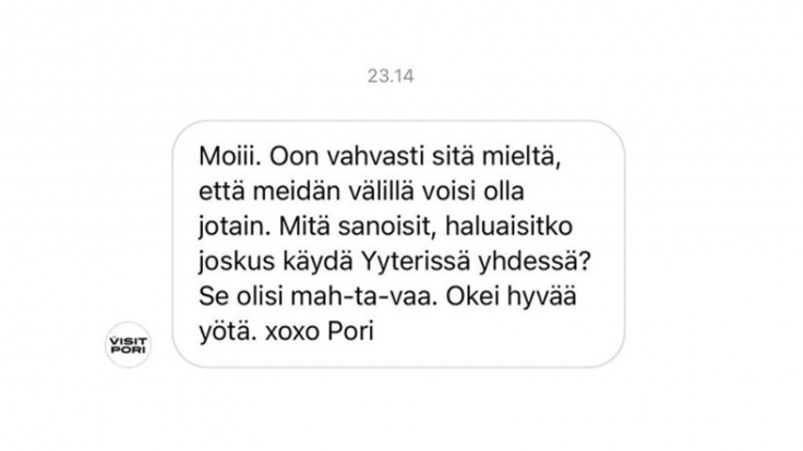 Kuva Instagramissa lähetetystä viestistä