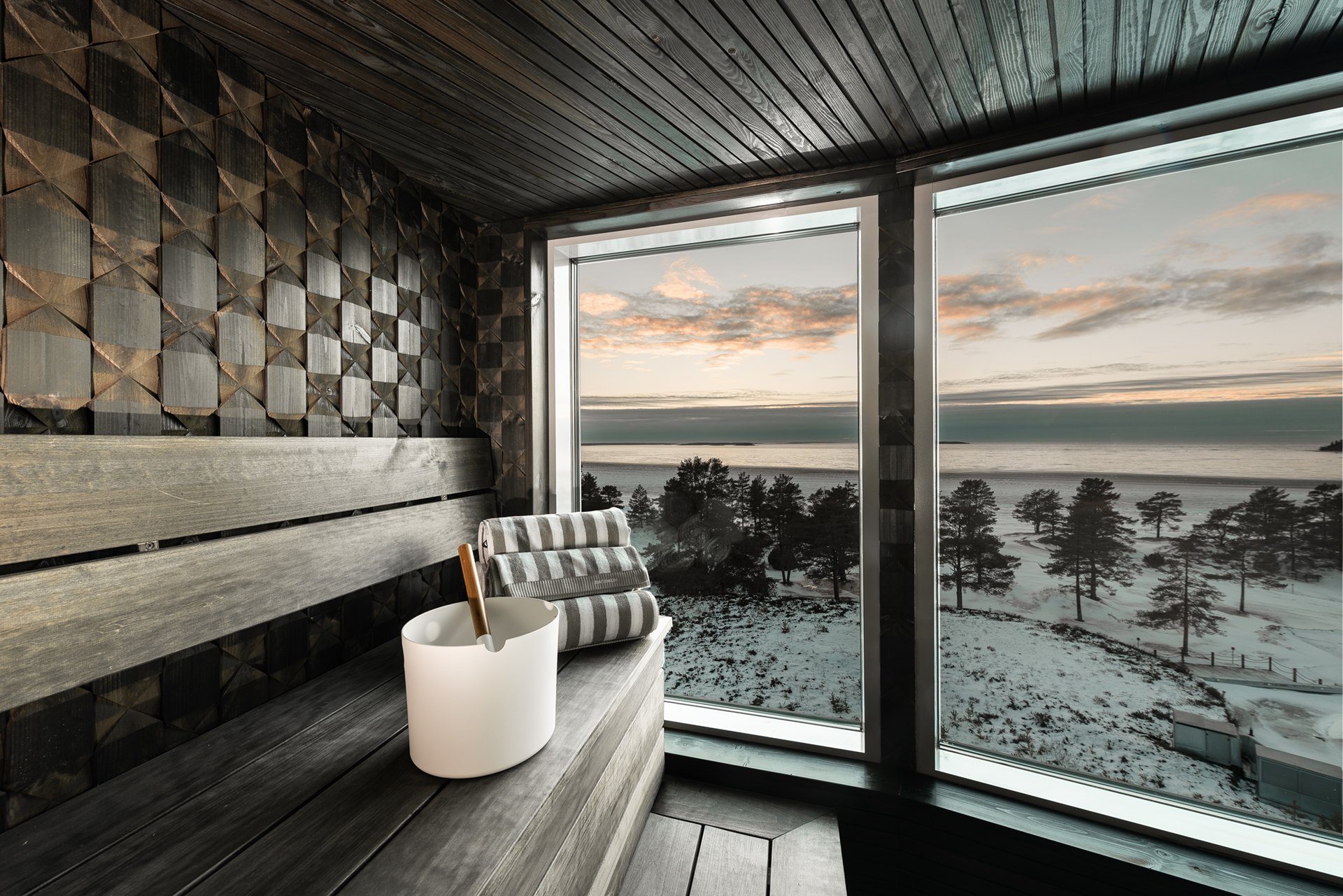 Virkistyshotelli Yyteri, sauna with a view
