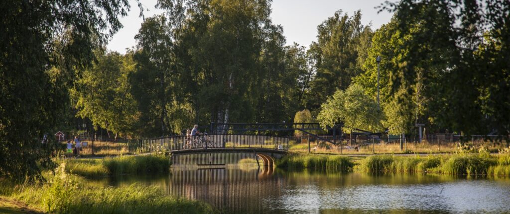 A bridge in Kirjurinluoto