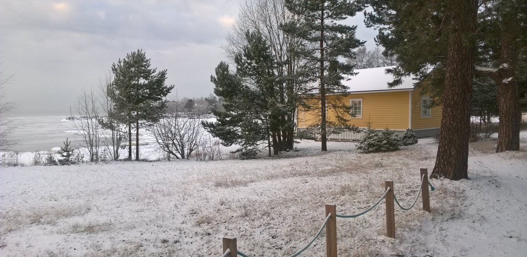 Villa Pyrylä, winter landscape