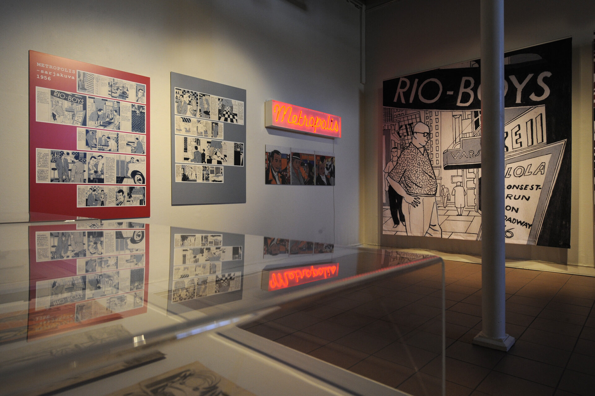 Inside the Poriginal Gallery exhibition