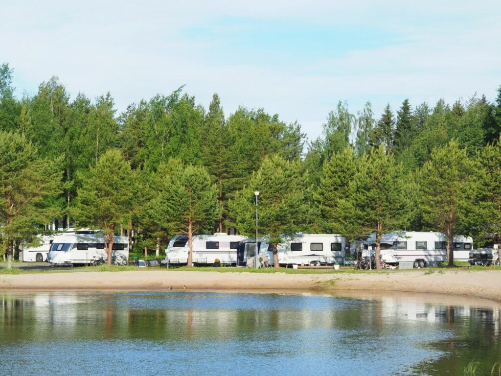 Caravanaluetta Yyteri Resort & Campingissä