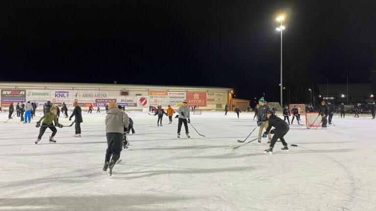 Tekojäärata talvella